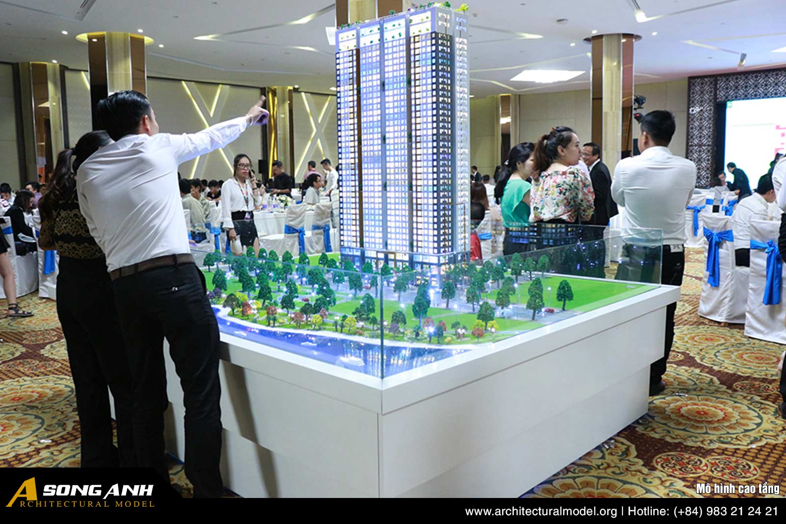 Cover image Mô hình cao tầng Architectural Model Org