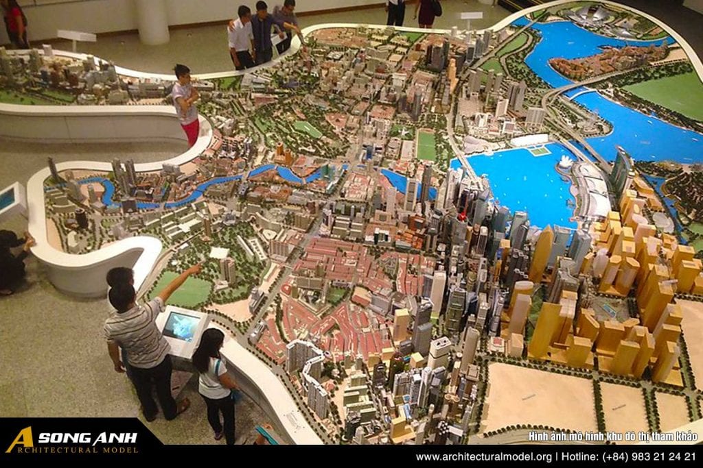 Hình ảnh mô hình khu đô thị tham khảo 3