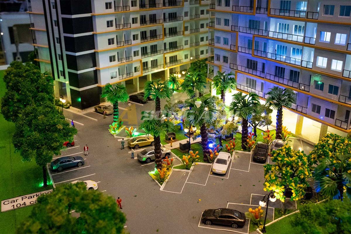 Model of LZ Seaview Residence project in Sihanoukville Phnom Penh 1