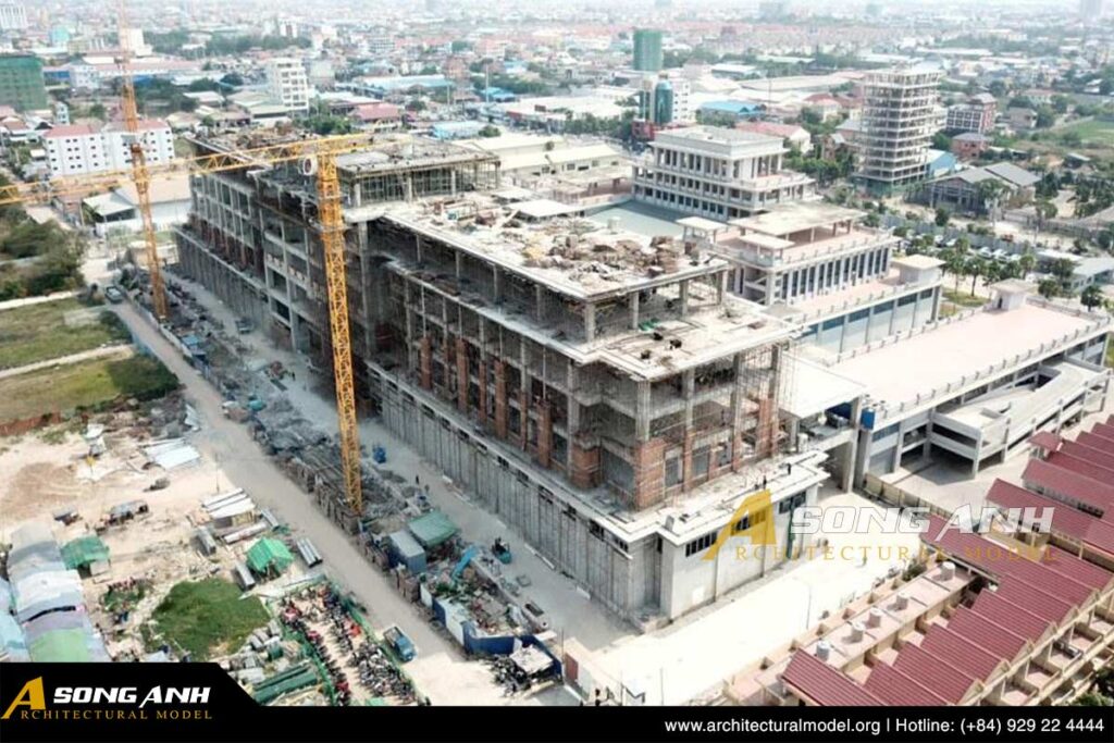 picture of building under construction - Bank of Cambodia
