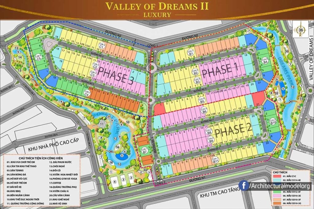 Vị trí dự án Valley Of Dreams 2 - Luxury | EcoLakes