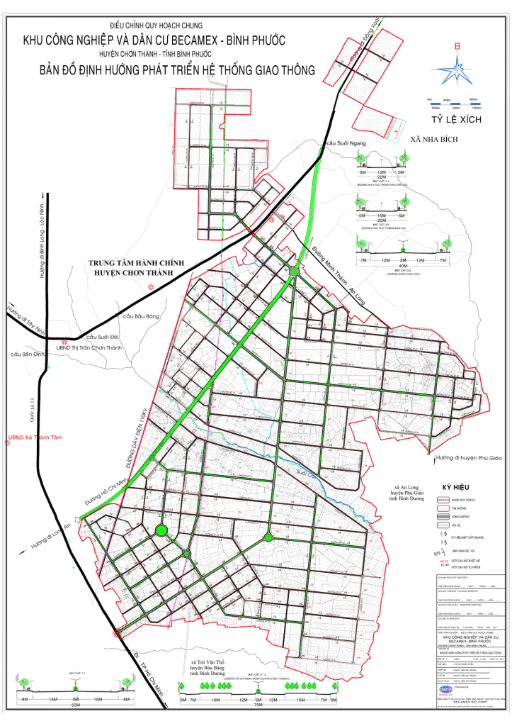 Plan for developing traffic network of Becamex Binh Phuoc Industrial Park