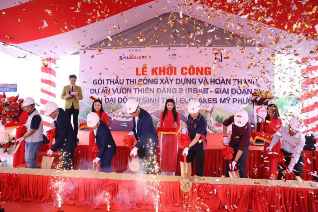 LỄ KHỞI CÔNG THI CÔNG XÂY DỰNG VÀ HOÀN THÀNH DỰ ÁN VƯỜN THIÊN ĐÀNG 2 - Ecolake