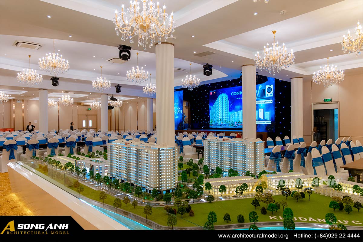 Sa bàn khu dân cư Conic Boulevard tại Bình Chánh