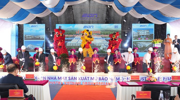 Lễ khởi công nhà máy sản xuất mũ bảo hiểm EON Industry tại KCN Gilimex Huế