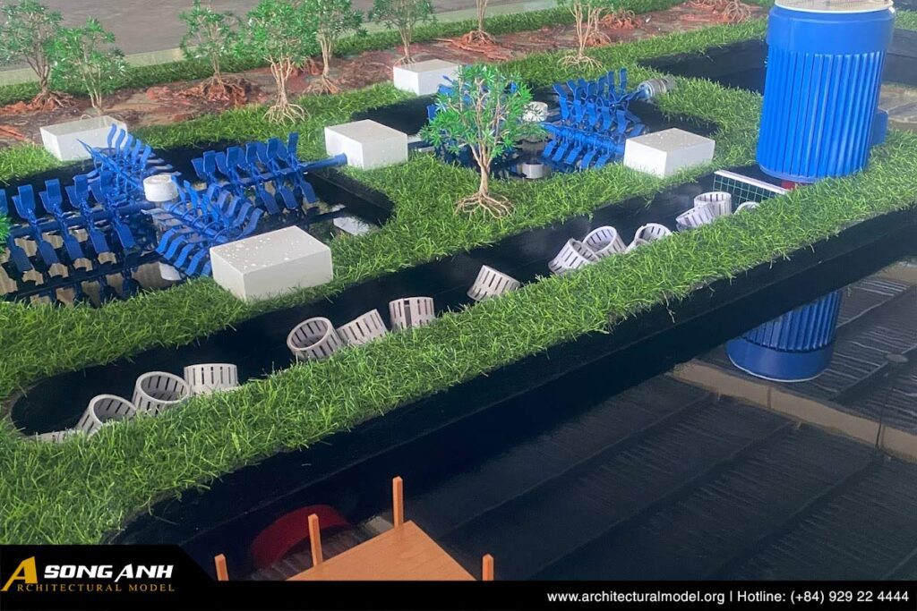 Sa bàn hồ nuôi tôm De Heus Việt Nam