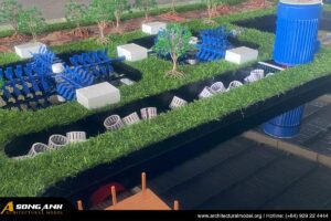 Sa bàn hồ nuôi tôm De Heus Việt Nam