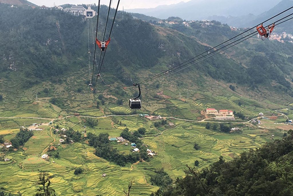 Cáp treo Fansipan tại Lào Cai