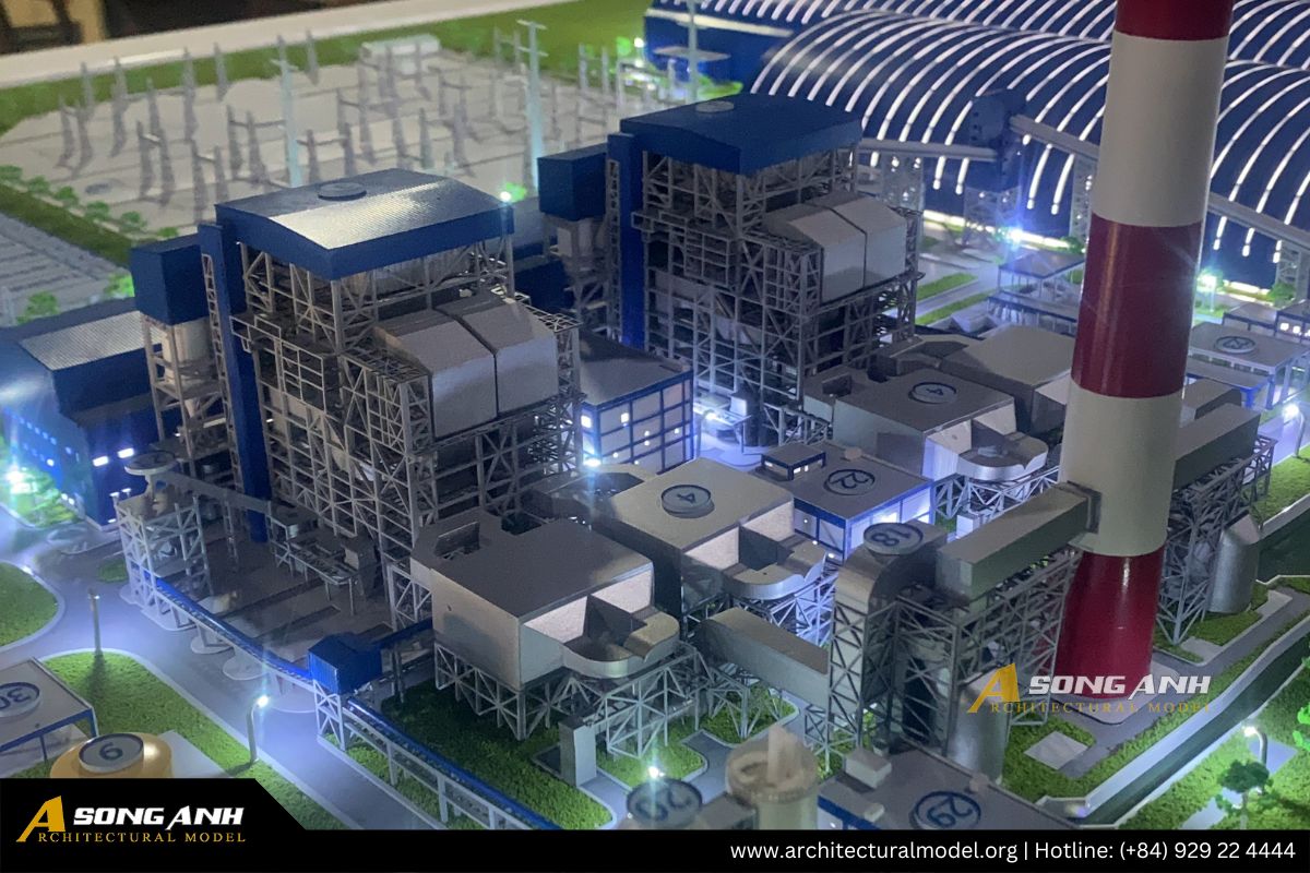Mô hình nhà máy nhiệt điện Vũng Áng 2 tại Hà Tĩnh (2)