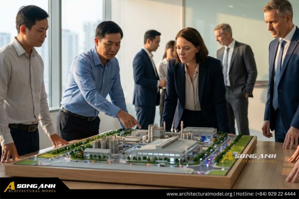 Mô hình nhà máy - Vũ khí trực quan trong đàm phán và thu hút vốn