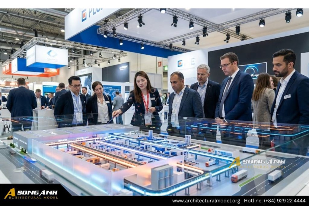 Sa bàn nhà máy Công cụ Marketing đắc lực tại Triển lãm và Hội chợ